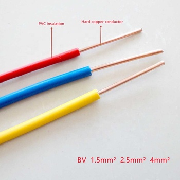 Hersteller von Elektrokabeln Hitzebeständiger Kupferleiter PVC-isolierter Elektrokabeldraht