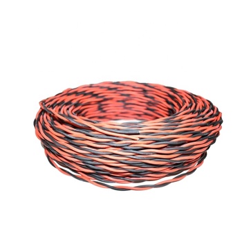 Niederspannungs-Doppel-PVC-isoliertes Rvs 2 * 1,0 mm2-Drahtkabel Twisted-Pair-Kabel gepanzert